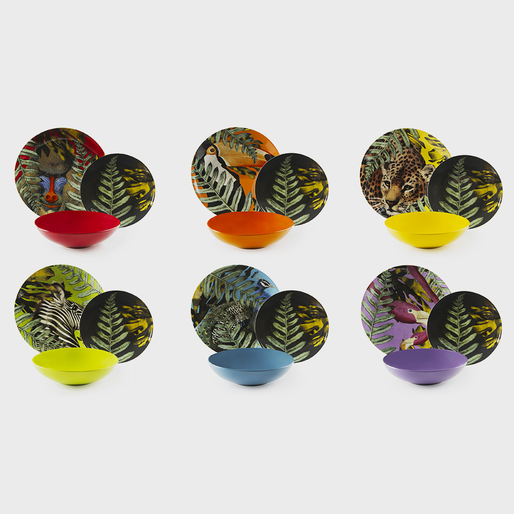 Servizio tavola 18 pz Madagascar 64426