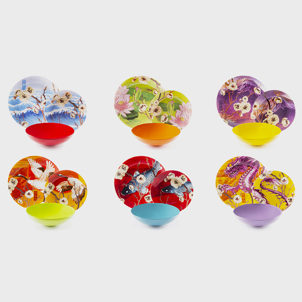 Servizio tavola 18 pz Fuji Excelsa 64434