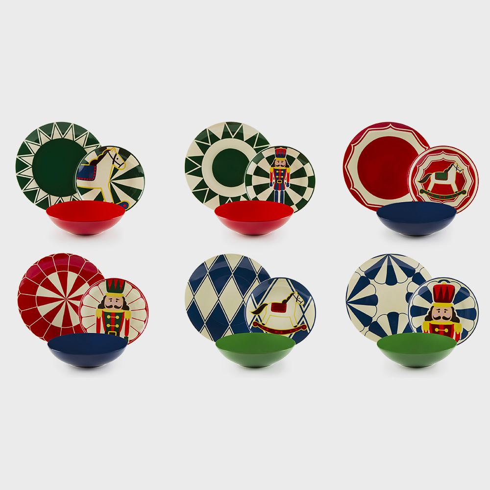 Servizio tavola 18 pz Vintage Excelsa 65205