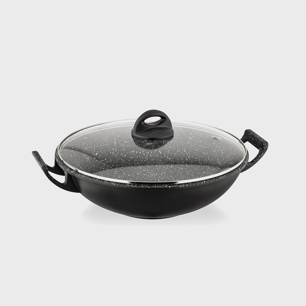 Wok con coperchio cm 32 Le Cotture Speciali