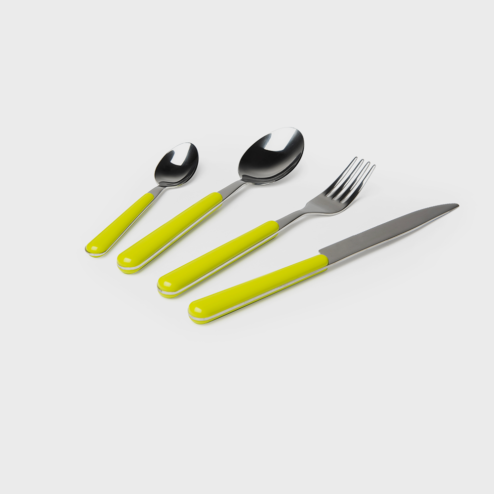 Servizio 24 posate Jolly verde