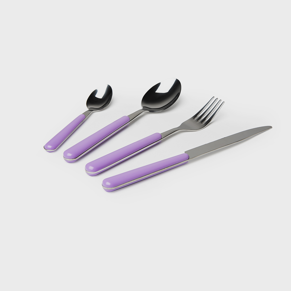 Servizio 24 posate Jolly lilla