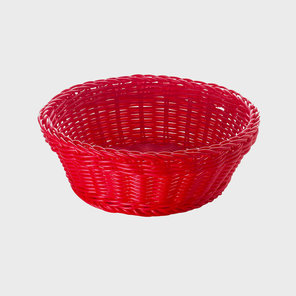 Cestino intrecci 20 rosso