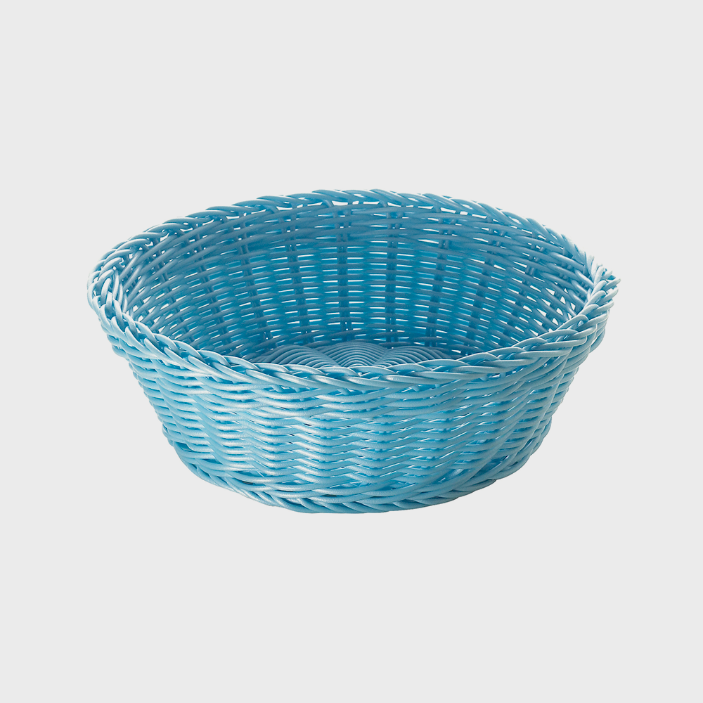 Cestino intrecci 20 blu chiaro