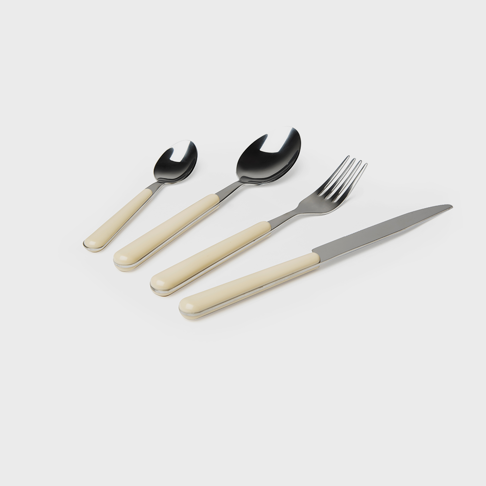 Servizio 24 posate Jolly crema