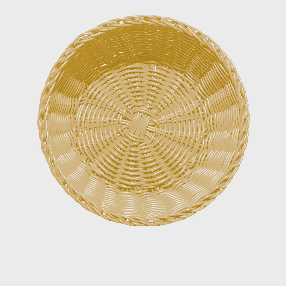 Cestino intrecci 20 crema