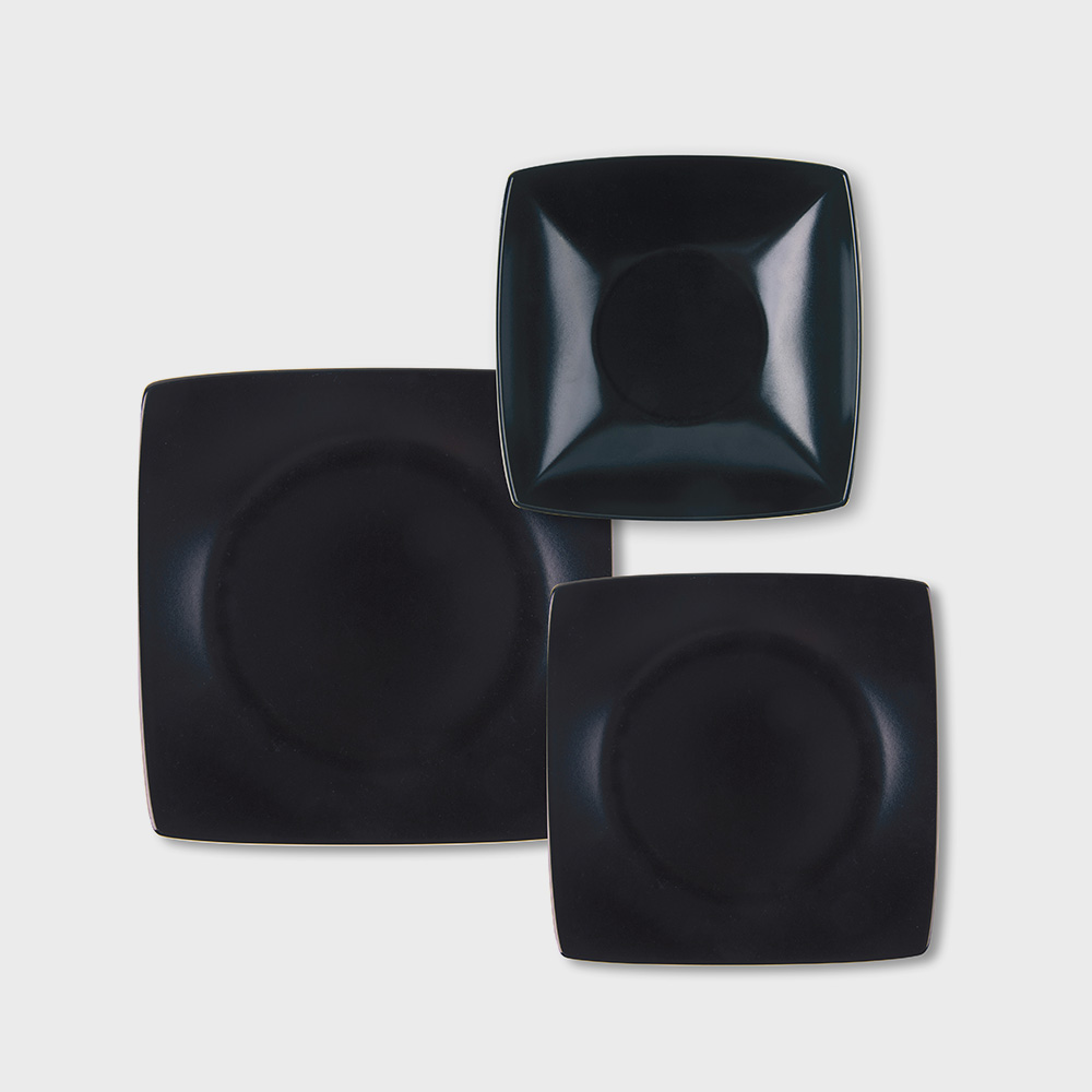 Servizio tavola Eclipse pz 18 nero