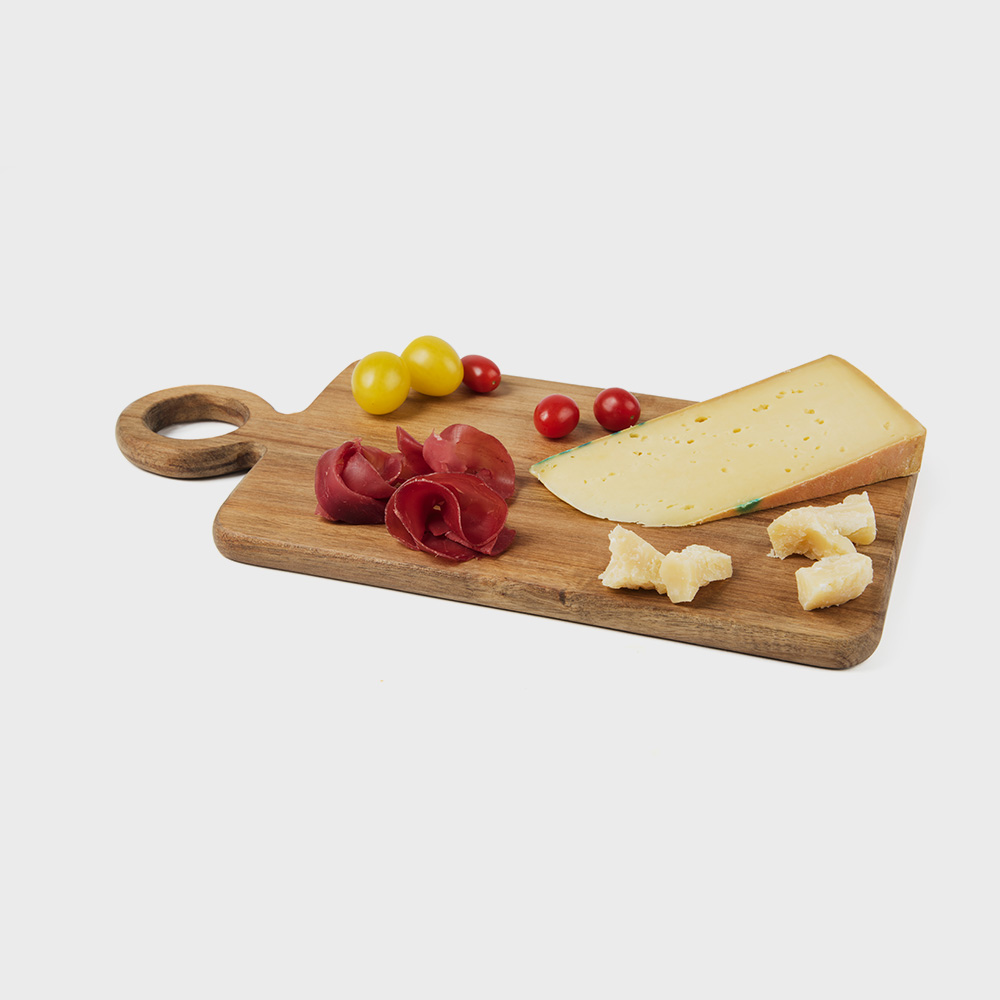 Tagliere acacia 8,5+20x15x1,6 cm