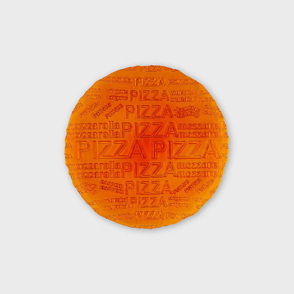 Piatto pizza cm 33 arancio