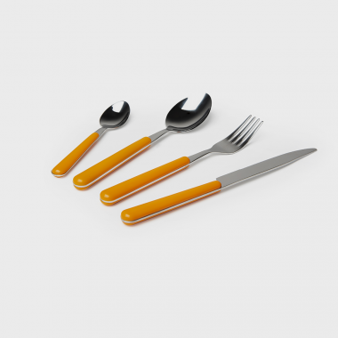 Servizio 24 posate Jolly arancio