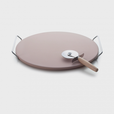 Pietra cotto 33x1 + tagliapizza + rack