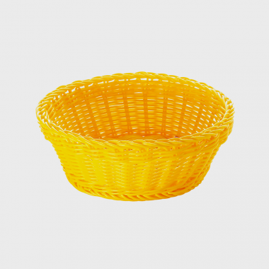Cestino intrecci 20 giallo