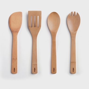 Confezione portautensili + 4 utensili cucina