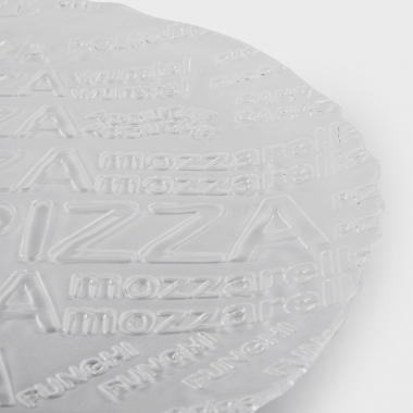 Piatto pizza cm 33 trasparente