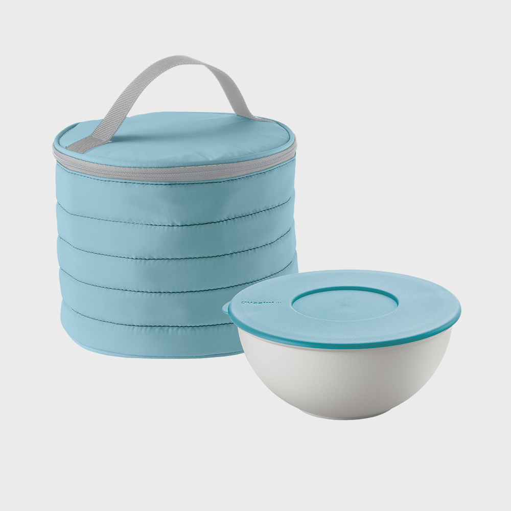 Borsa termica tonda + contenitore Handy