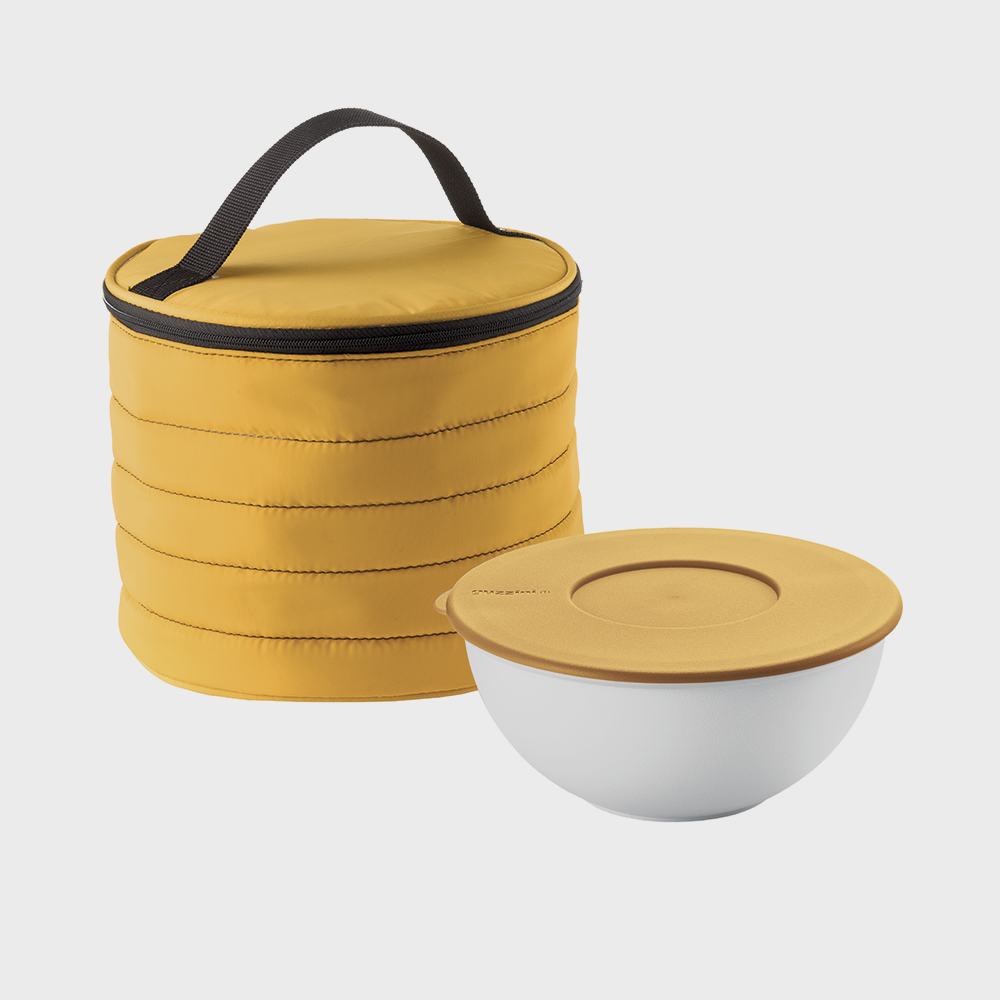 Borsa termica tonda + contenitore Handy