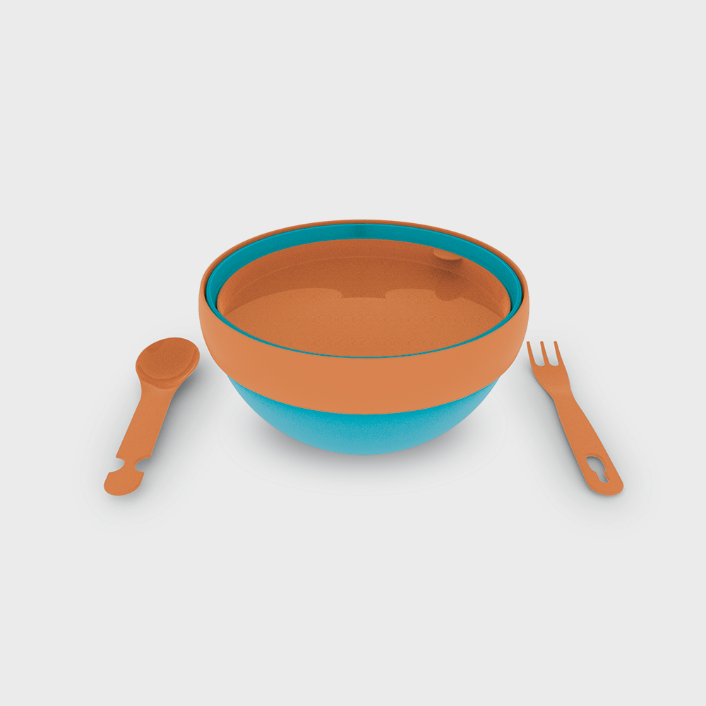 Salad lunch box zero refrigerata