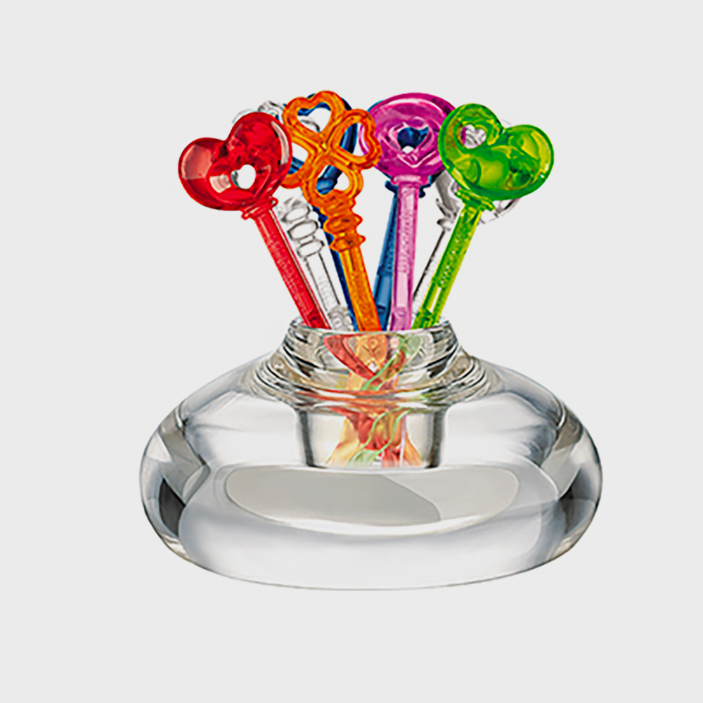 Set 12 stecchini per aperitivo c/base Love