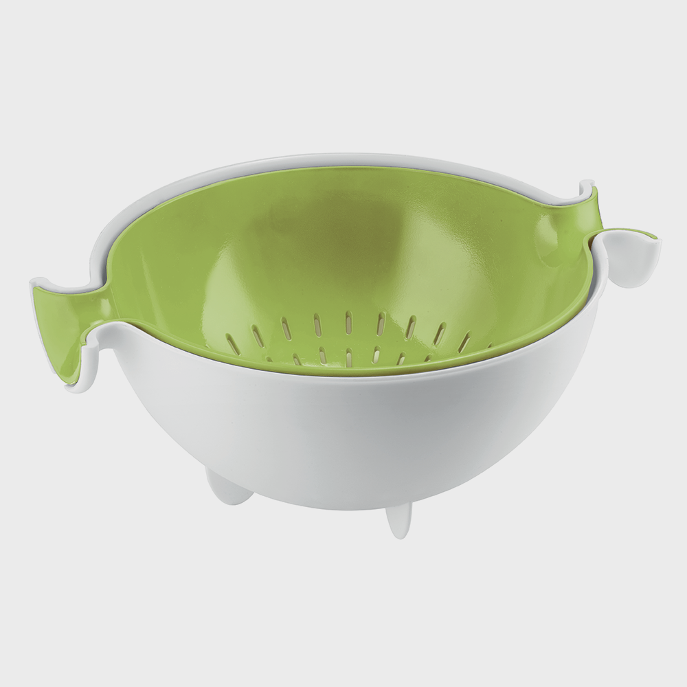 Set scolatutto con contenitore Spin&Drain