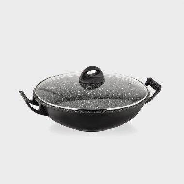 Wok con coperchio cm 32 Le Cotture Speciali